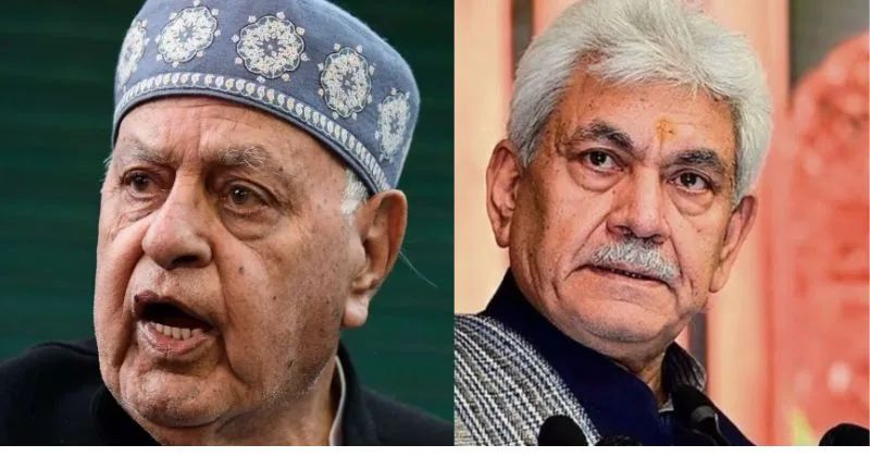 LG Manoj Sinha speaks to Dr Farooq Abdullah ; issues directions to senior Officers of J&K Police