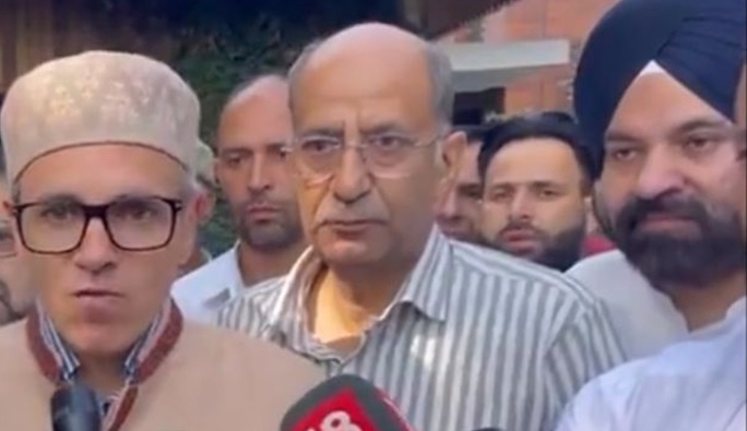 CM Omar Abdullah ,  Shammi Oberoi , Nasir Sogami : Closed door Discussions on New Ministers in Delhi  ; Oath Likely on Oct 16 or Oct 17