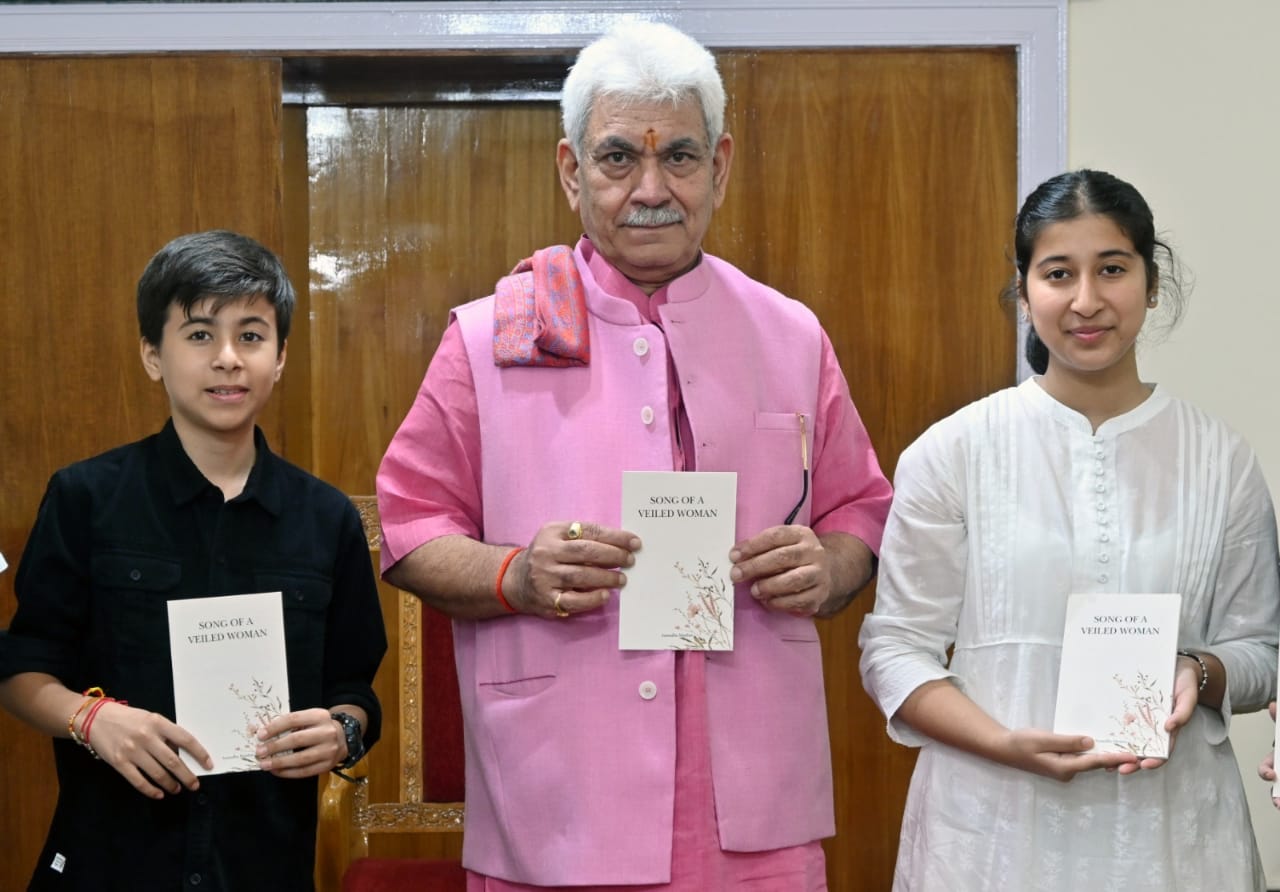 Lt Governor releases book ‘Song of a Veiled Women’ by Ms Sumedha Manhas 