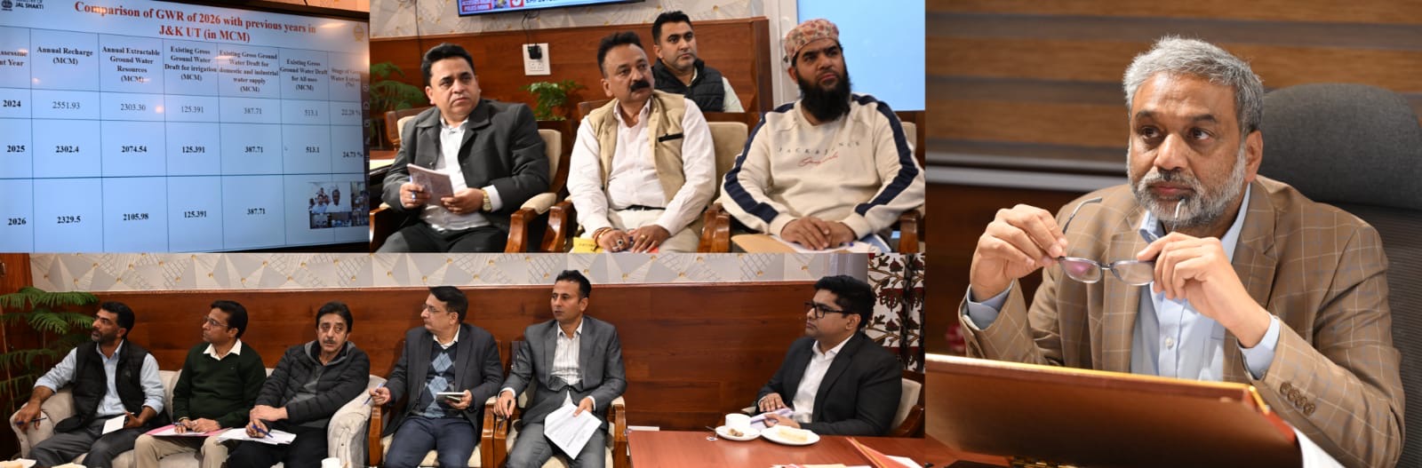 'ACS Shaleen Kabra directs CGWB to share  Inputs for Evidence-based Groundwater Planning in J&K'