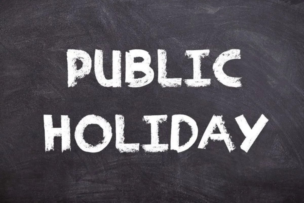 Central Govt issues list of Holidays to be observed  during the year 2027
