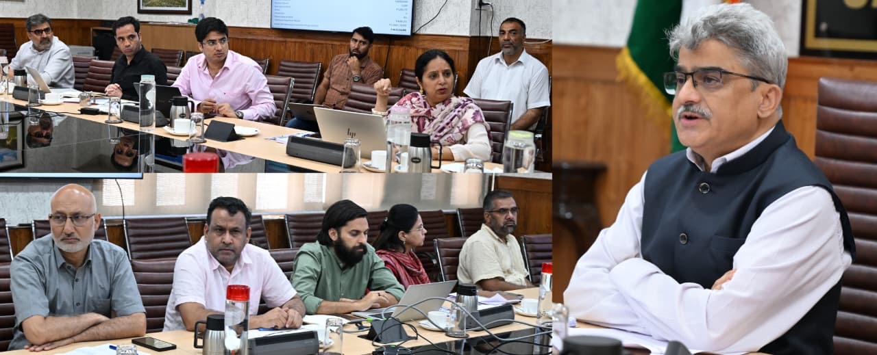 'CS J&K  assesses Infra projects to be taken-up under Urban Challenge Fund '