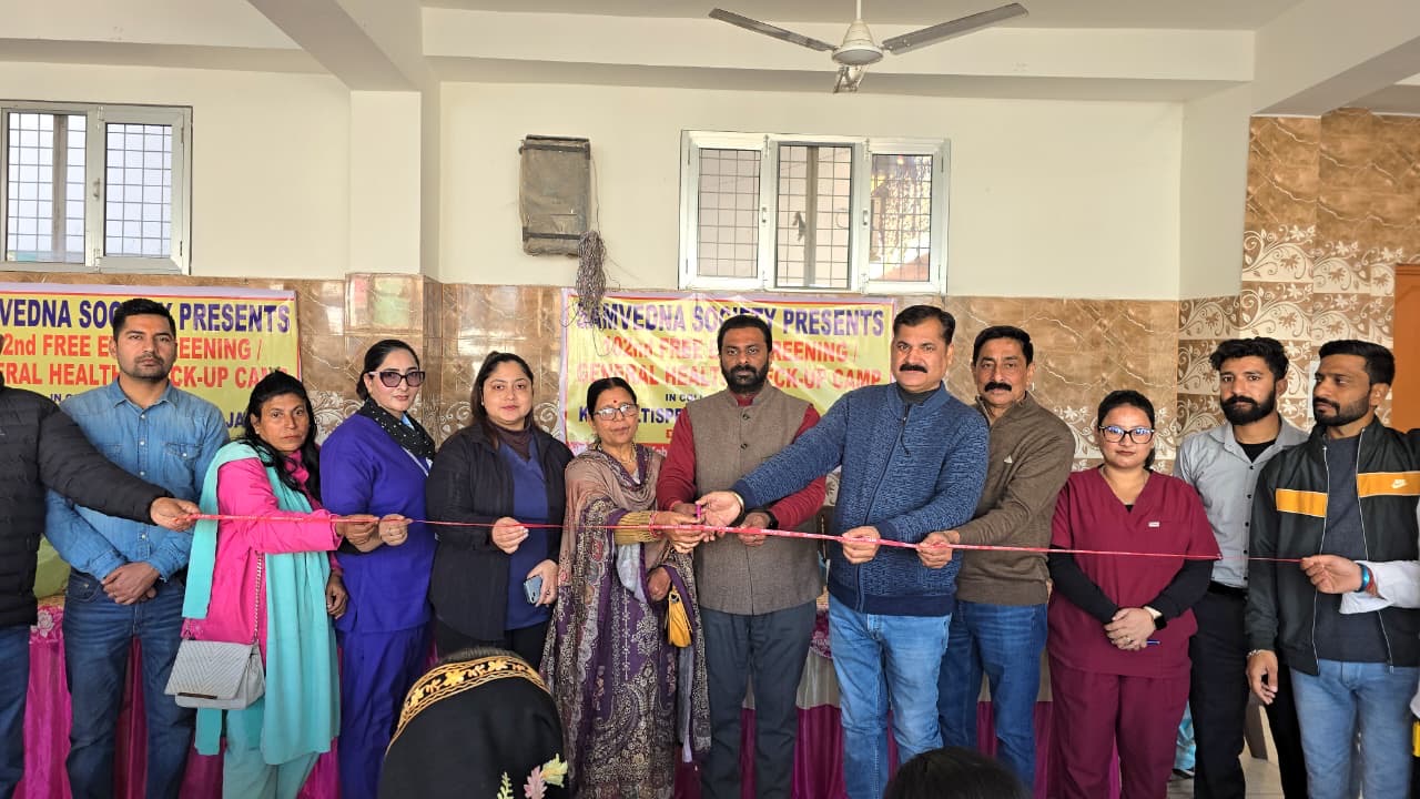 Keshav Chopra Organizes 102nd Free Health and Eye Screening Camp