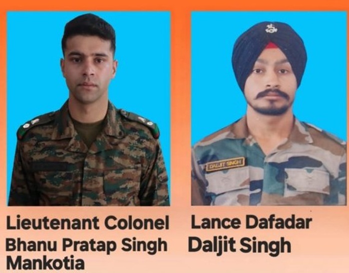 Lt Col among 2 Army men martyred as boulder falls on vehicle