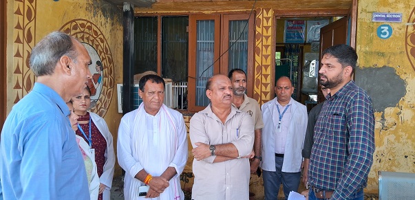 MLA Devinder Manyal gives Directions  in flood affected areas of Ramgarh