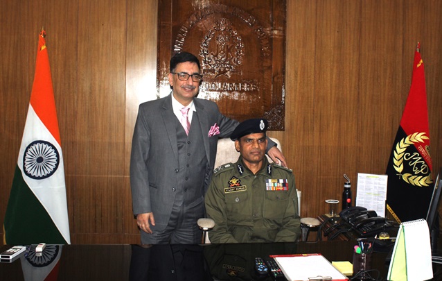Vijay Kumar assumes charge as ADGP Armed J&K