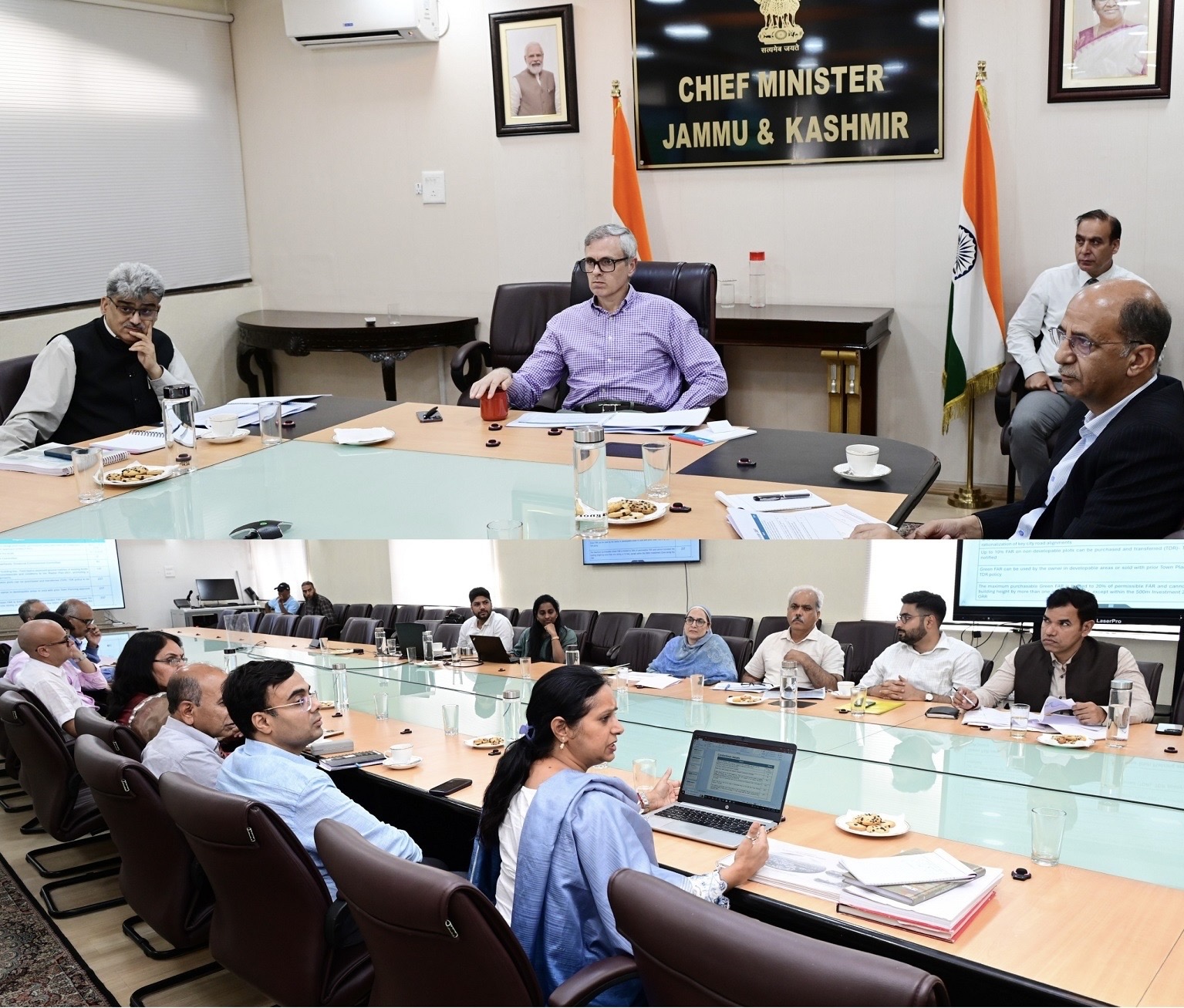 CM Omar Abdullah reviews Srinagar & Jammu Master Plans, Building Bye-Laws ; directs for reflecting Ground realities 