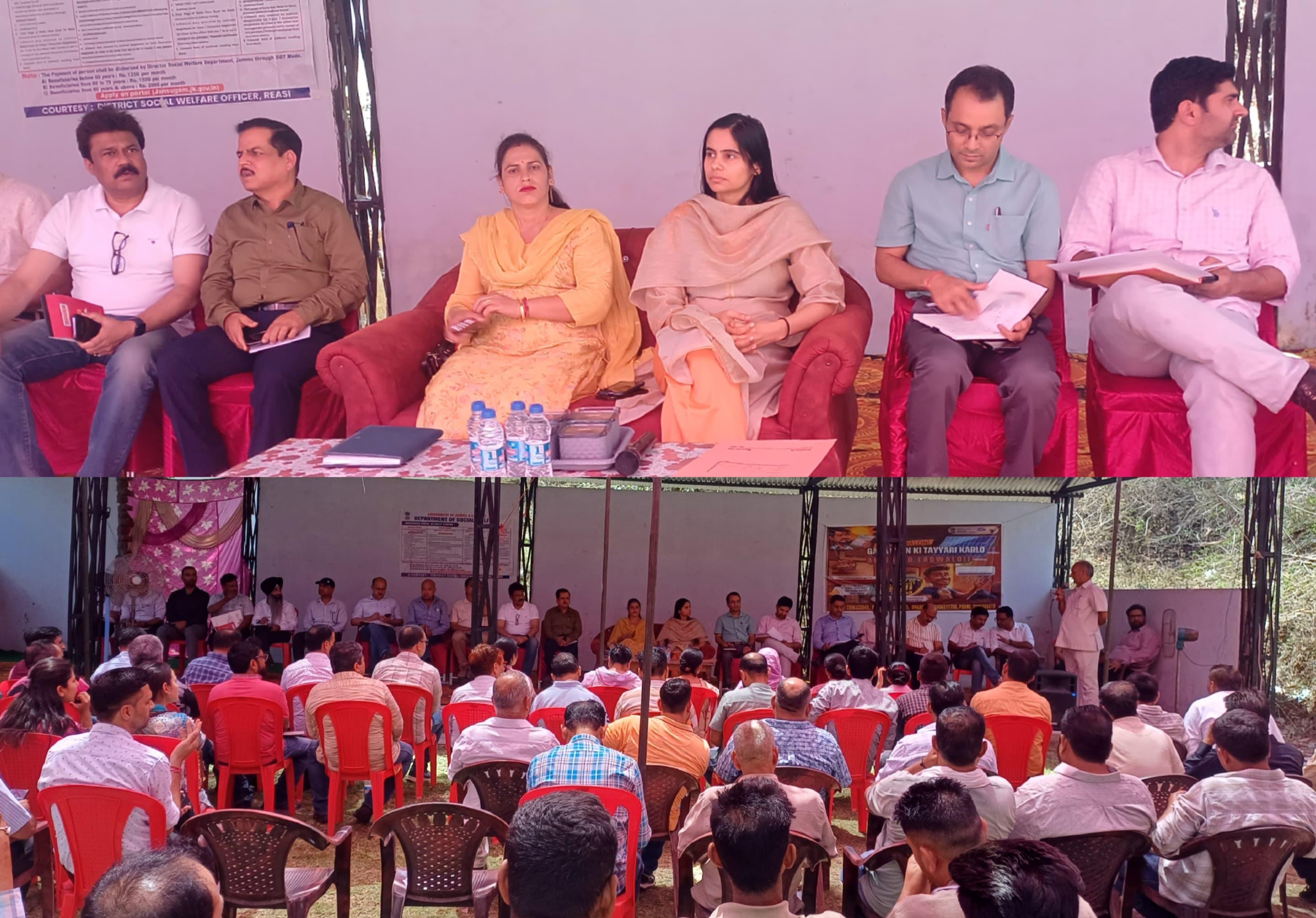 DC Reasi Conducts Public Grievance Redressal Camp at Aghar Jitto,Block Katra