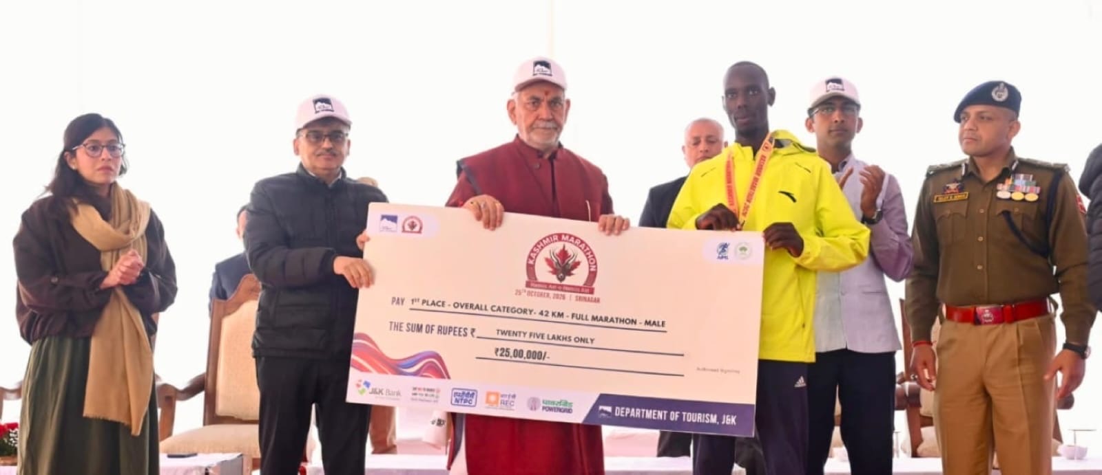 LG Manoj Sinha addresses Award Ceremony of Kashmir Marathon
