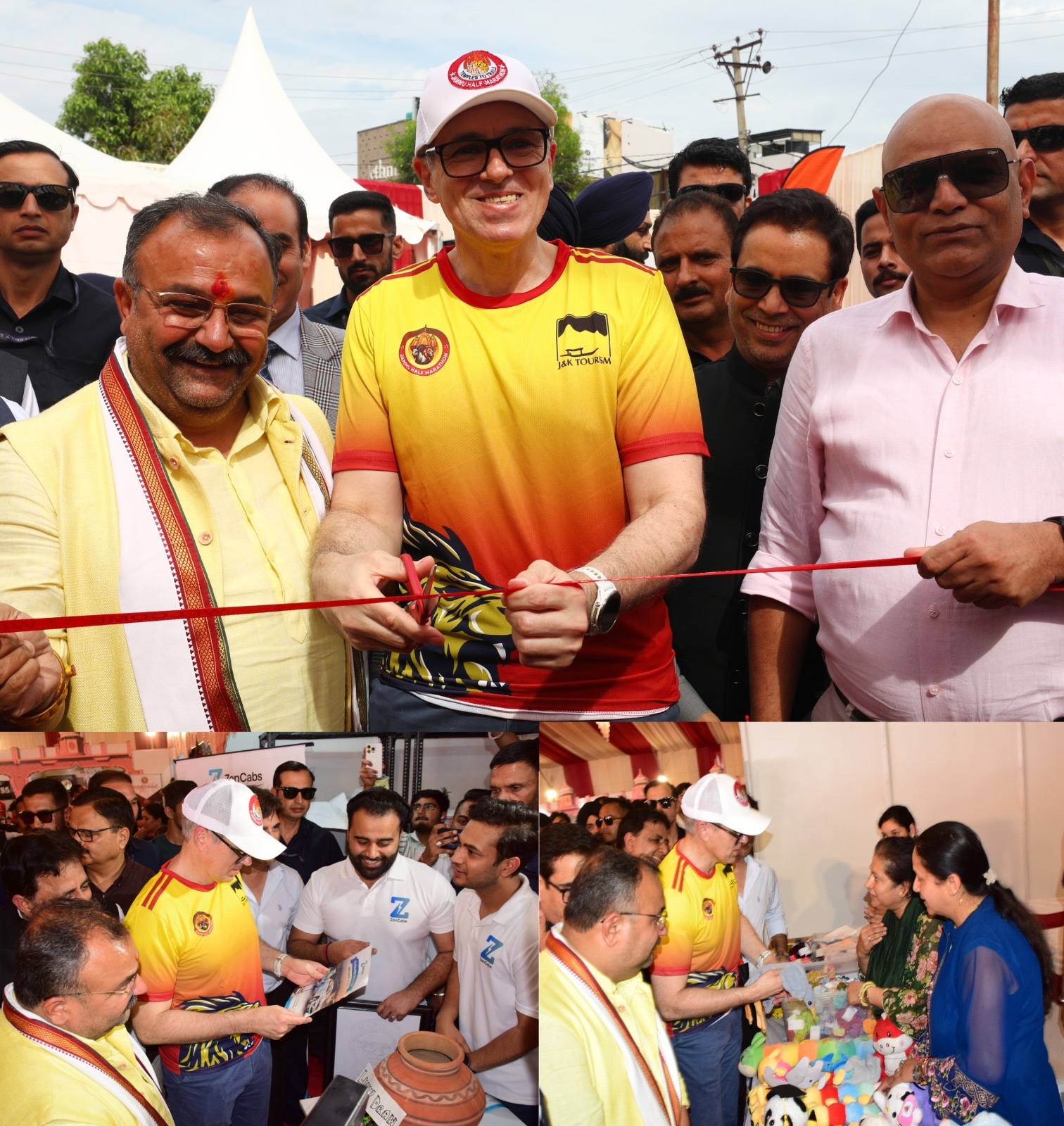 CM Omar Abdullah unveils Jammu Marathon Expo