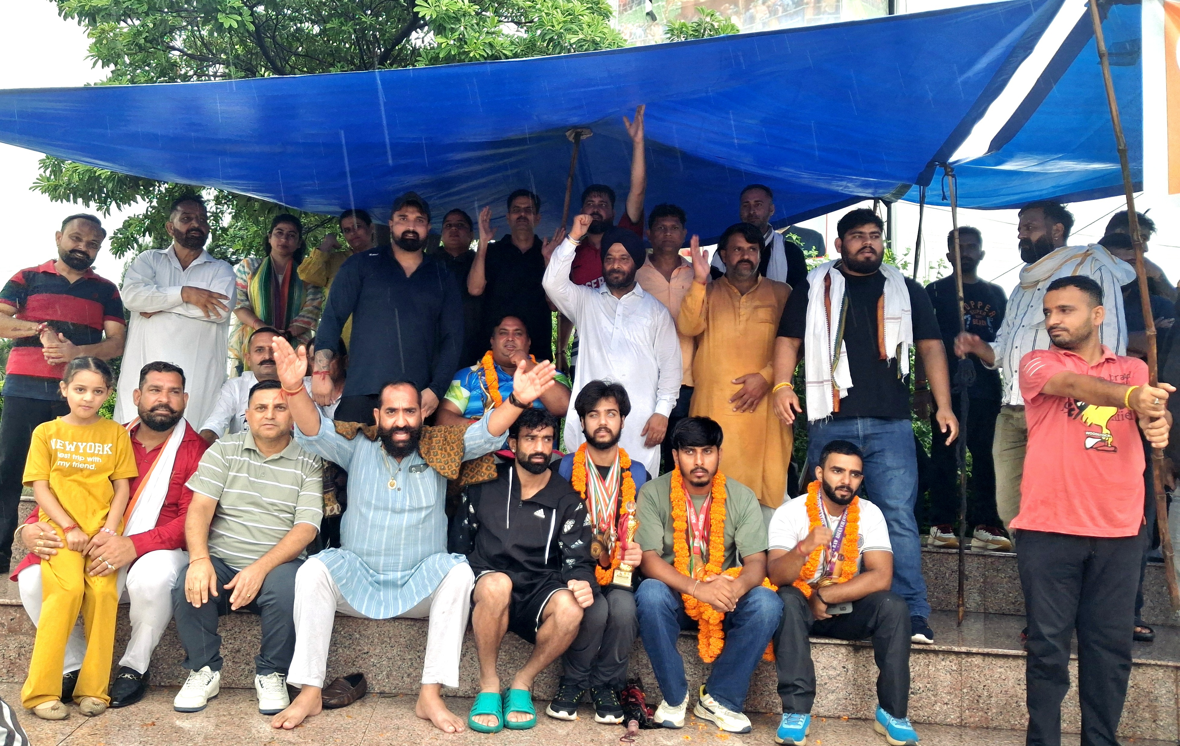'Yuva Rajput Sabha–J&K Continues Second Day of Hunger Strike in Support of Jammu Sportspersons'