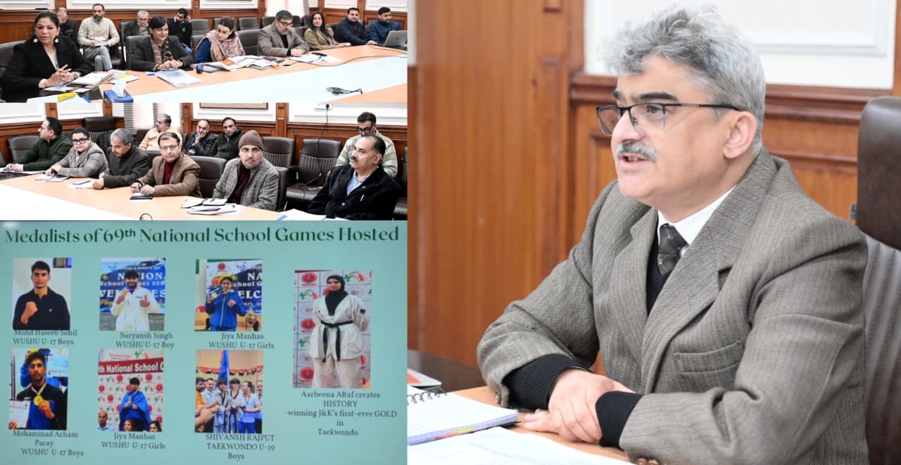 Mega sports calendar to engageover 40 lakh youth across J&K: CS