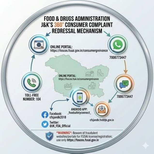 Food and Drugs Administration J&K suspend the licence of milk collection unit