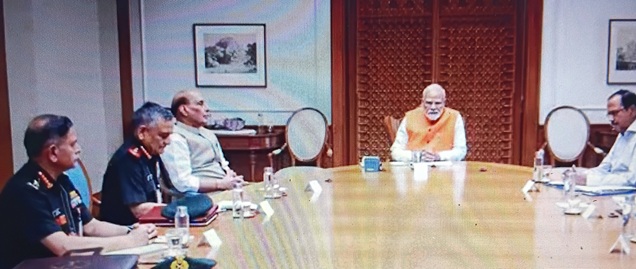 Cabinet Committee on Security  chaired by Prime Minister reviews J&K security situation post Pahalgam terror attack