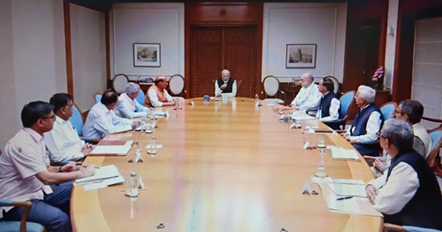 PM Modi chairs high-level meet with top ministers, NSA, CDS, tri-service Chiefs 