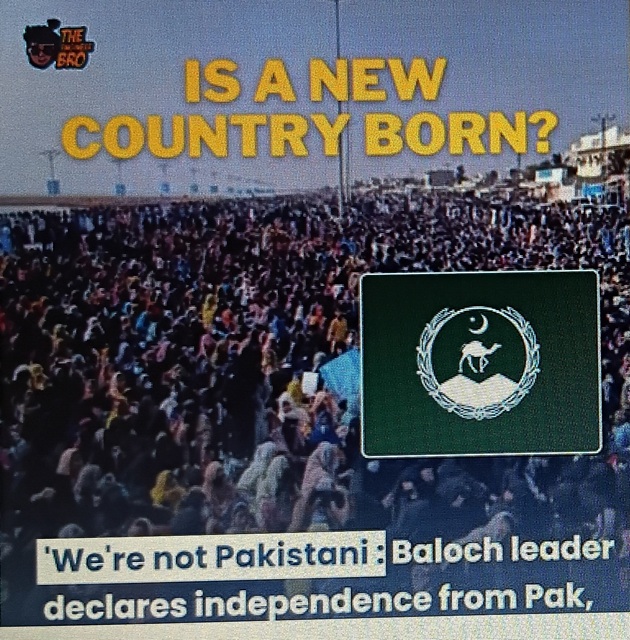 Baloch leader declares Independence from Pakistan; urges India, UN for recognition 