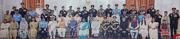 President confers 06 Kirti Chakras & 33 Shaurya Chakras on personnel from the Armed Forces, CRPF & State & UT Police