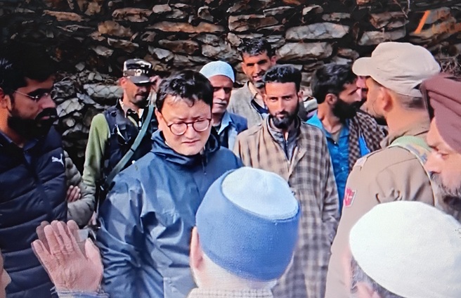Minga Sherpa conducts an extensive tour of border villages to take first hand appraisal of developmental works
