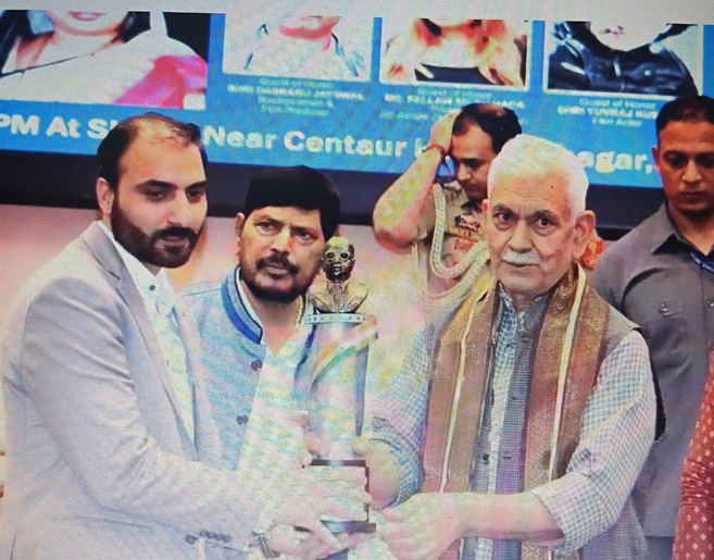 DC Pulwama Dr. Basharat Qayoom conferred with Award
