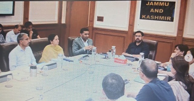 'Minister, Satish Sharma reviews Sports Calendar 2026–27, sports development across J&K'