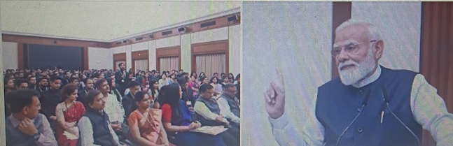 'Prime Minister Narendra Modi interacts with 183 Officer Trainees of IAS 2024 Batch'