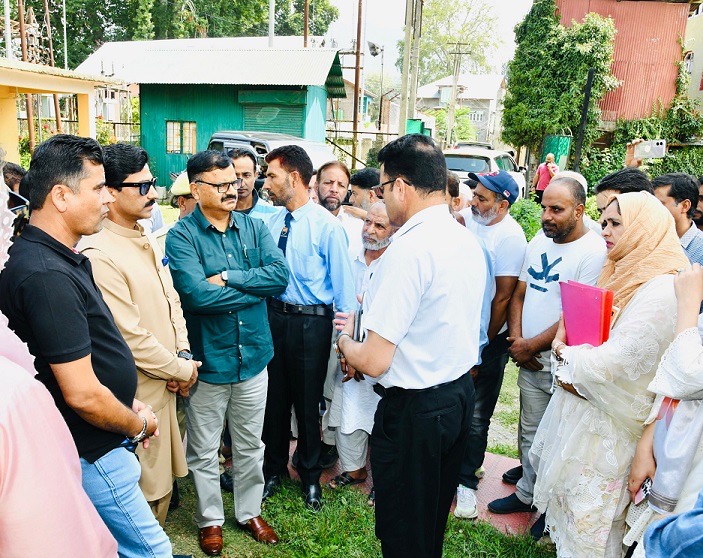 Javed Rana inspects 1.125 MGD rapid sand filtration water treatment plant