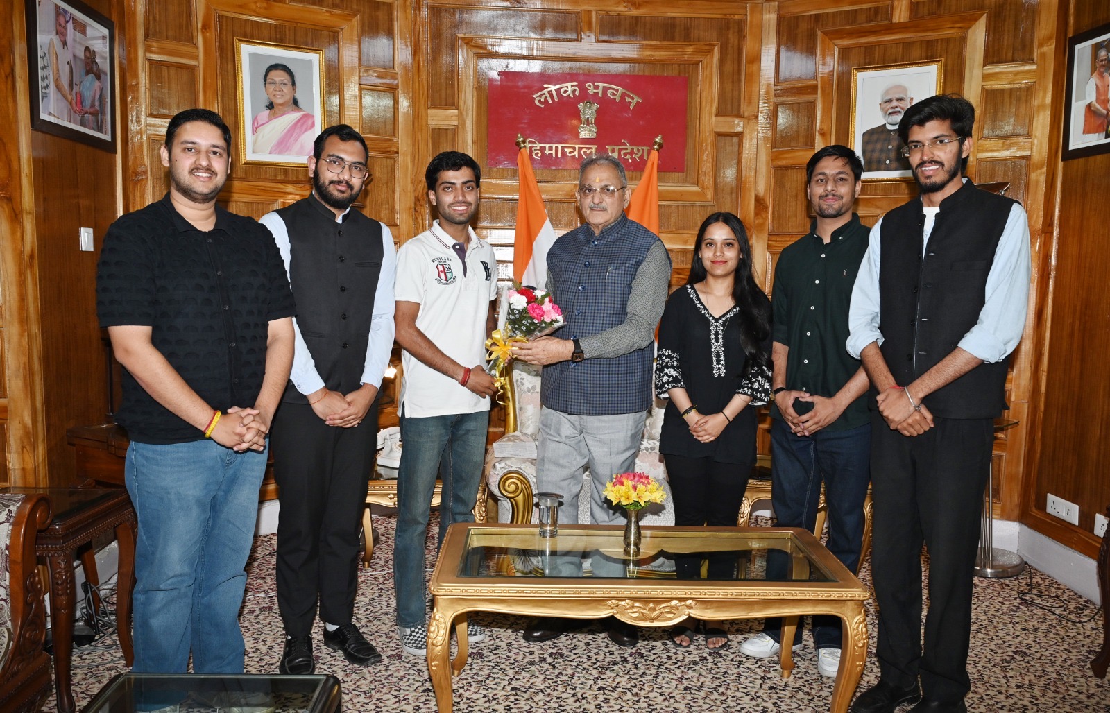 Student’s Delegation from National Law University calls on Governor