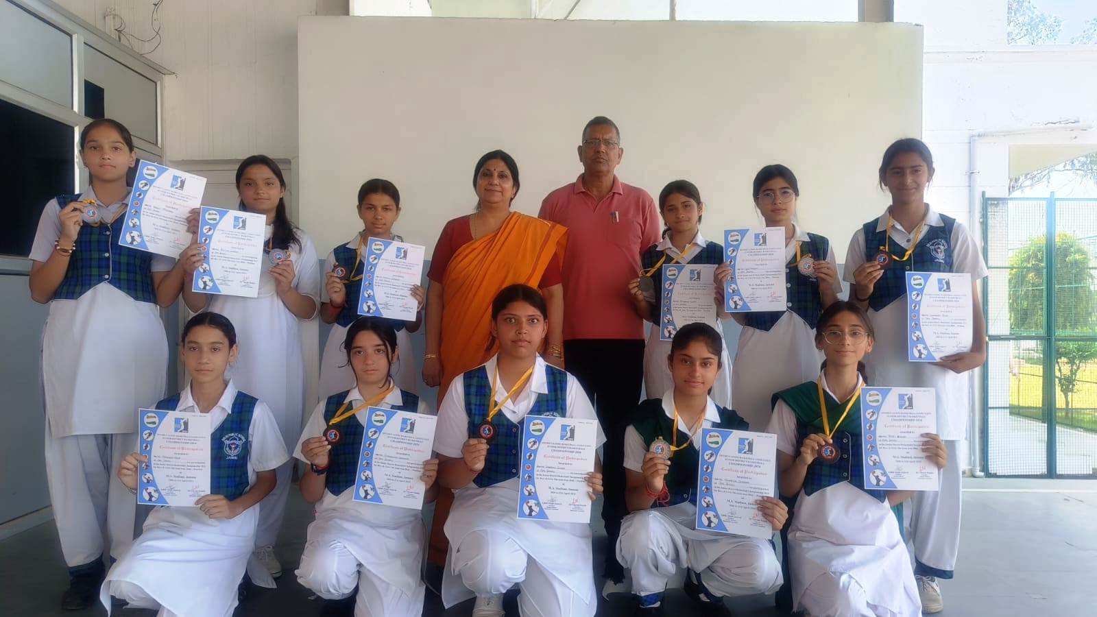 DPS Jammu Girls Basketball Team shines in District Championship