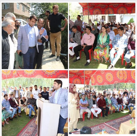 DC Srinagar  gives on the spot direction to the concerned officers for time bound redressal of the public issues