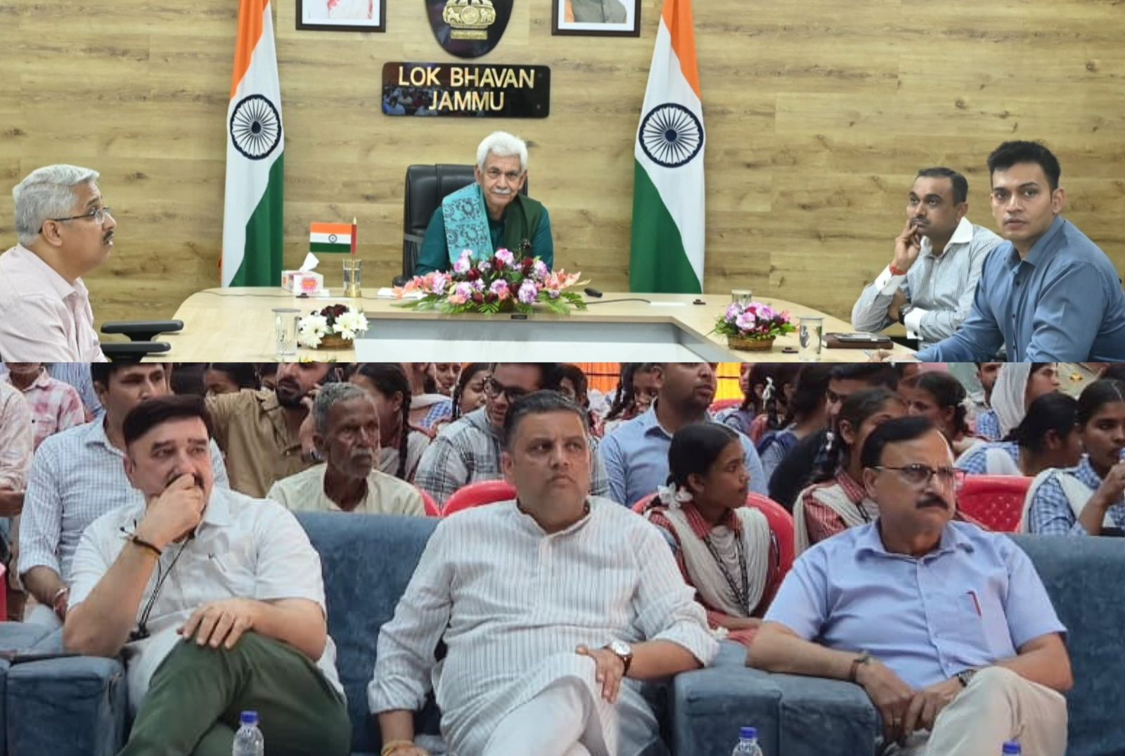 'LG J&K dedicates Indoor Stadiums to  youth of Marh/Jourian  developed by Jammu District Administration under CSR'