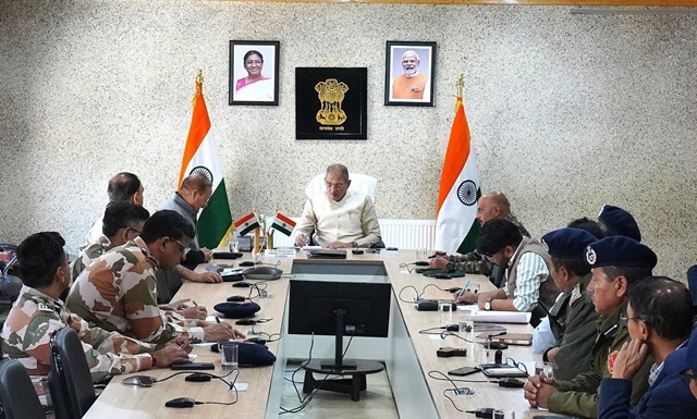 LG Ladakh chairs high-level security review meeting to assess the emerging situation across Ladakh