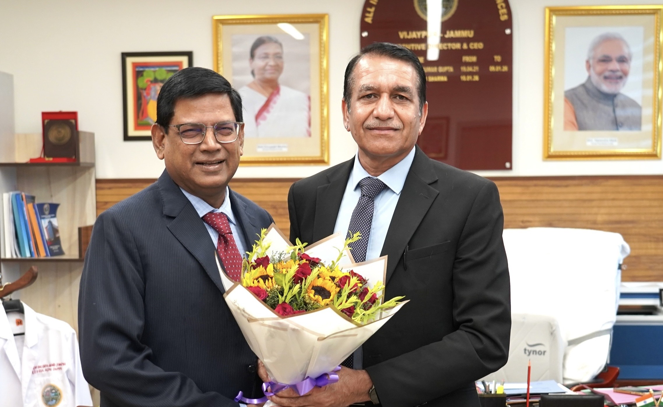 'AIIMS Jammu welcomes Prof Sanjeev Sinha as new Executive Director & CEO'