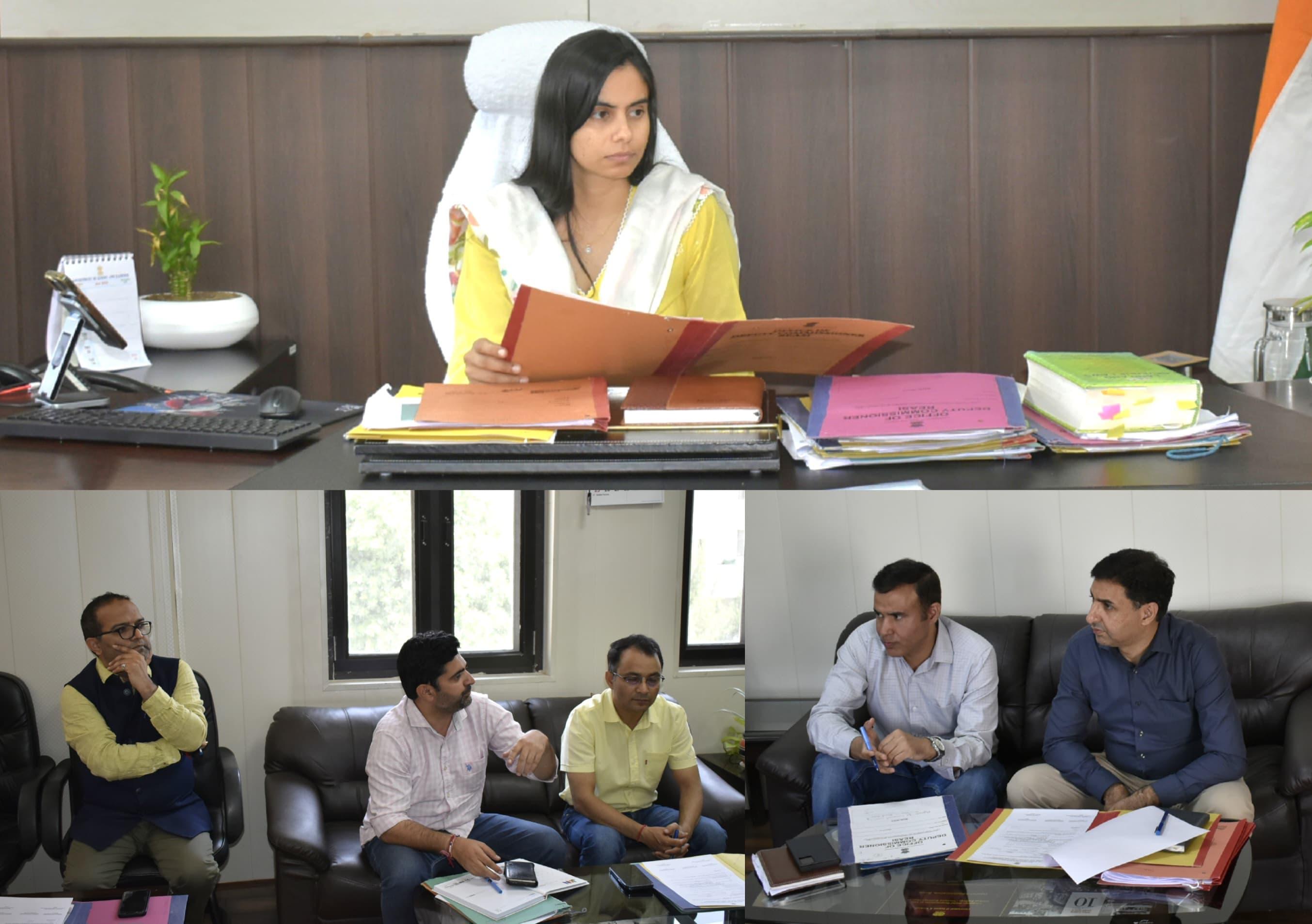 DC Reasi chairs Key Meeting on Land Compensation, Infrastructure, and Development Issues