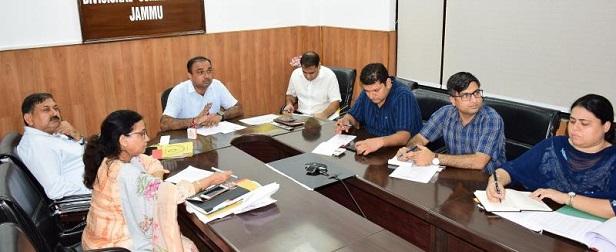 'Div Com Jammu take strong note of pendency & directs DCs to clear all pending cases within 2 days'