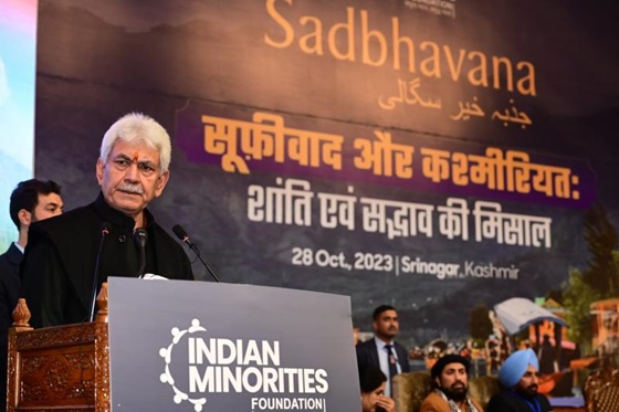 LG Manoj Sinha urges people to encourage social equality and discourage vote bank politics