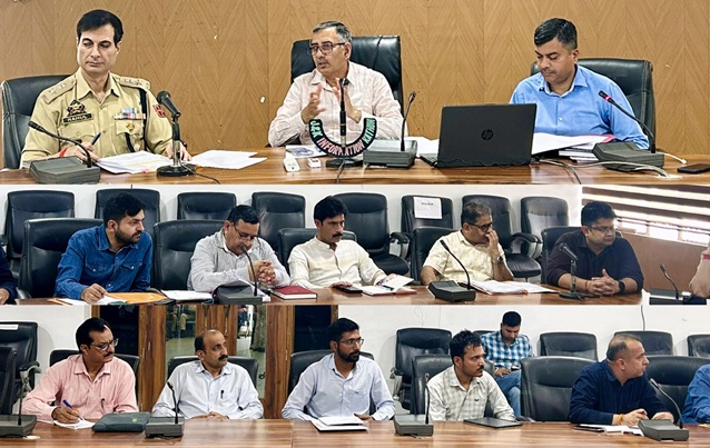 DC Kathua stresses robust coordination among Departments to ensure effective crackdown on drug abuse 