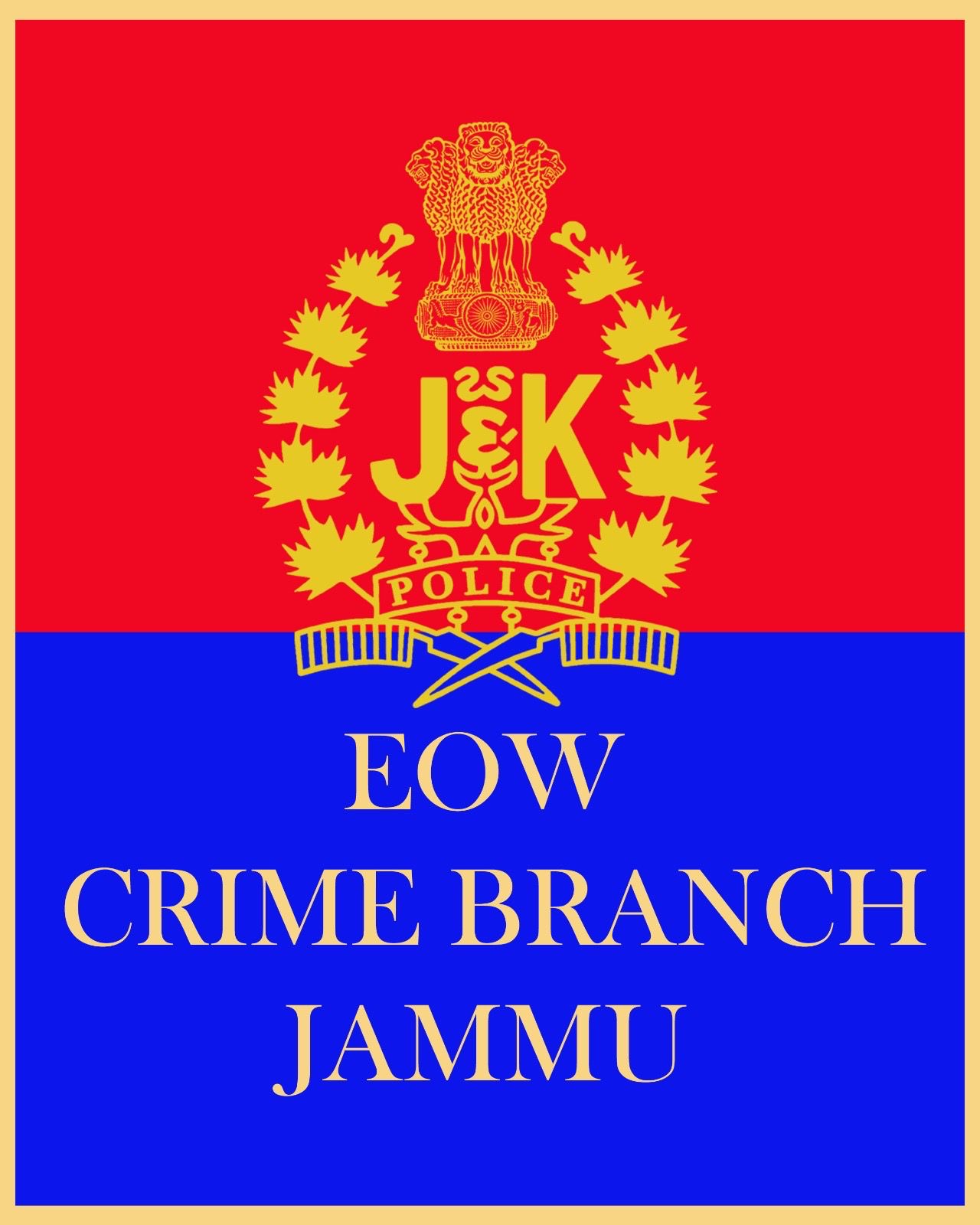 'Crime Branch EOW Jammu presents chargesheet against 2 accused persons for securing Govt Job using fake School leaving certificate'