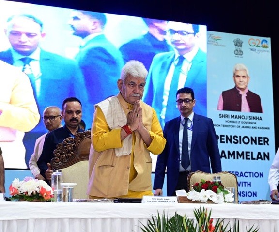 LG J&K interacts with pension beneficiaries