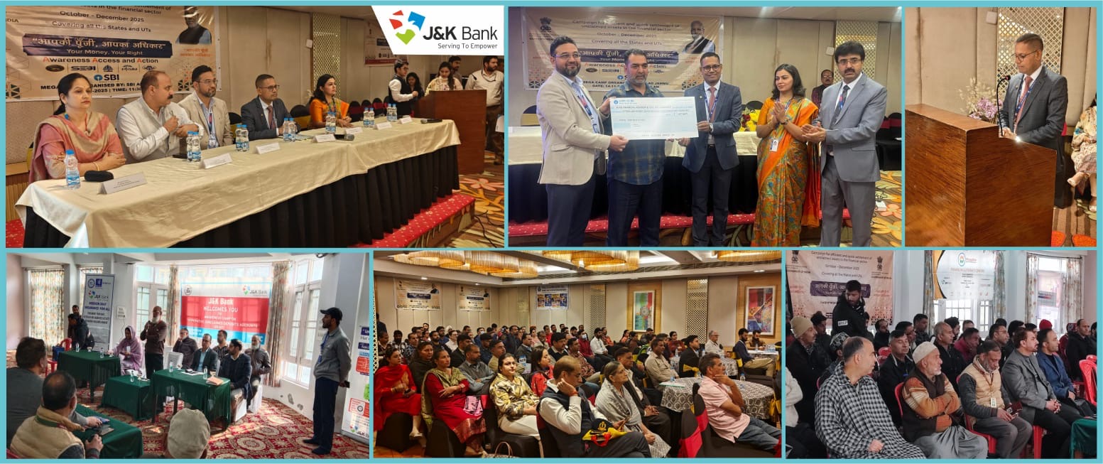 'J&K UTLBC organises mega awareness-cum-settlement camps in Jammu and Srinagar on unclaimed assets'