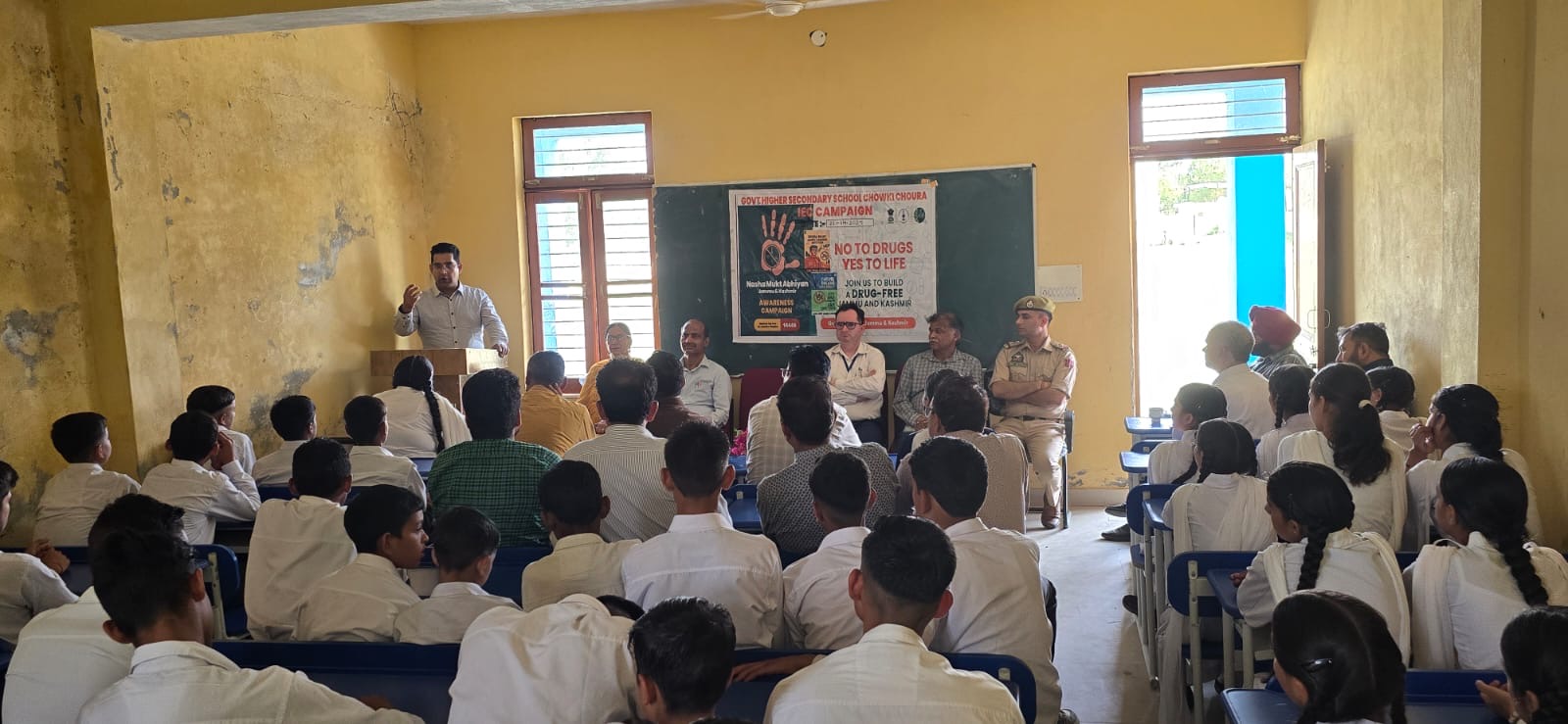 Sub Divisional Magistrate leads Drug Awareness Event at High Secondary School, Chowki Choura