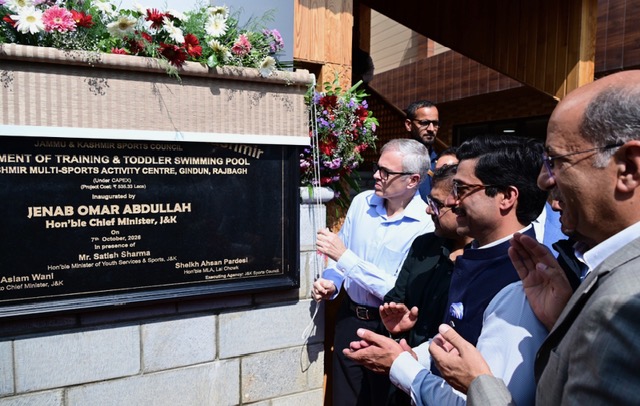 ' CM Omar Abdullah inaugurates Rs 30.35 Crore sports facility at Gindun Rajbagh'