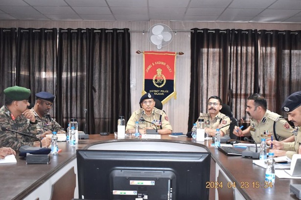 ADGP Jammu conducts Security Review Meeting at Rajouri