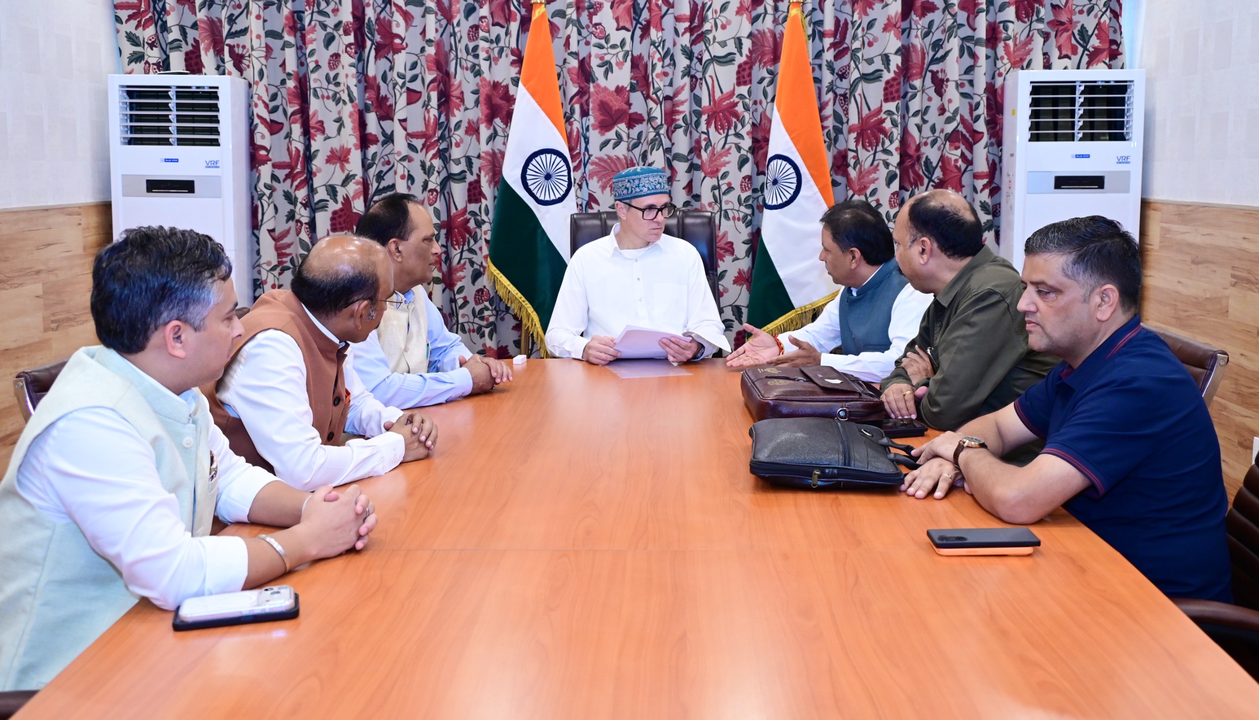 '7 BJP MLAs meet CM Omar , urge for restoring reservation in Promotions'