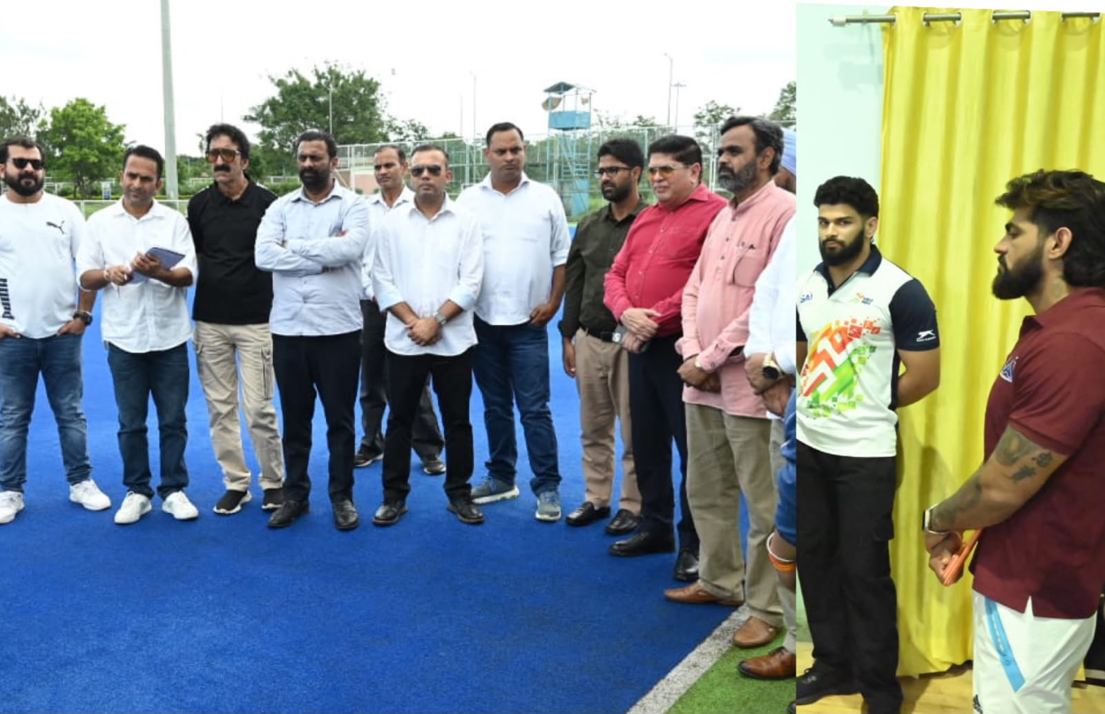 Ex Member J&K Sports Council Rahil Gupta appreciates facilities at SAI Centre in Bhopal; Interacts with Sportspersons including from J&K 