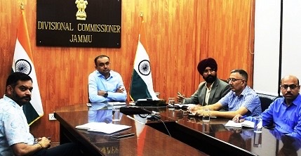 Div Com, ADGP Jammu review preparations for UT foundation Day celebration