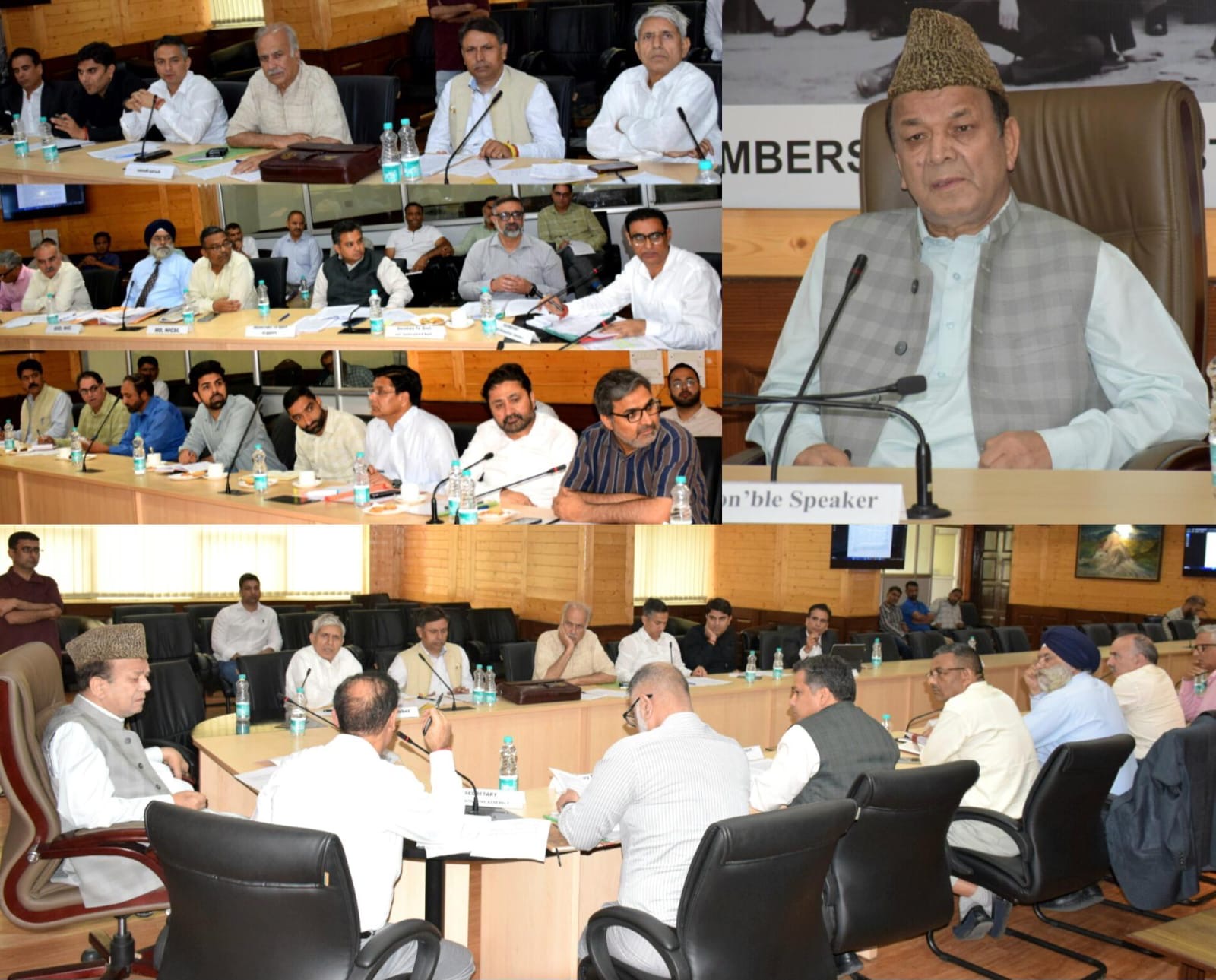 Speaker J&K Assembly chairs High Level Apex Committee meet 