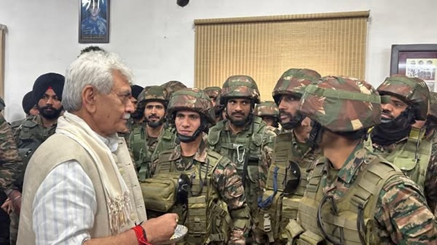 It is a proud privilege to be amongst Bravest of the Brave, our heroes Indian Soldiers : LG Manoj Sinha