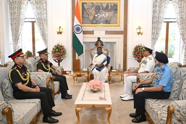 All Chiefs brief President of India about Operation Sindoor