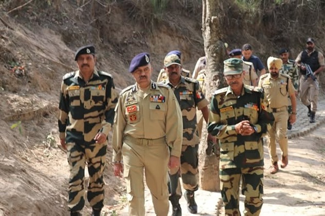 DGP J&K visits border areas of Jammu District