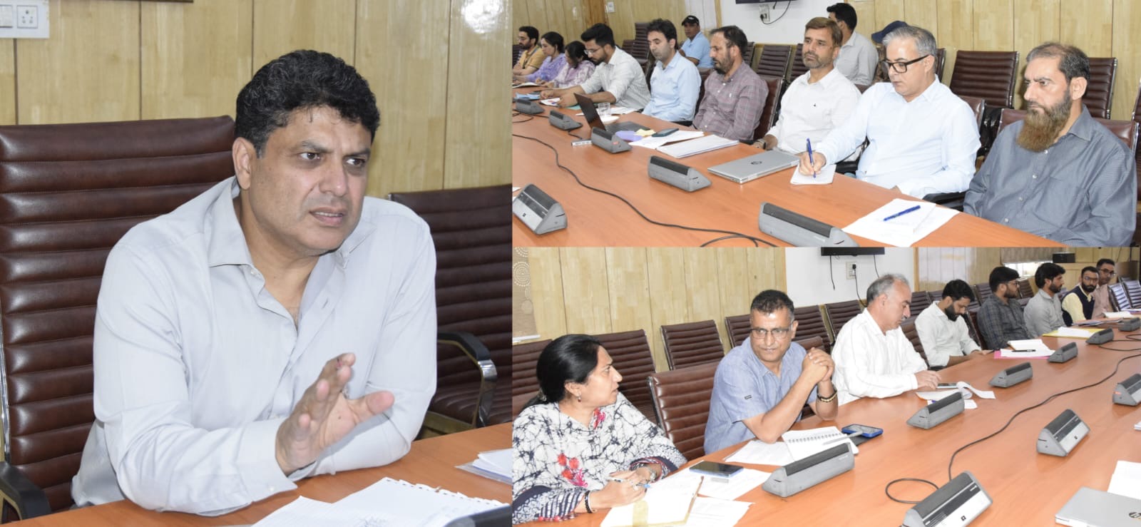Sarmad reviews Social Welfare Schemes in Srinagar 